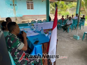 TNI-Pemdes Burabekor Bersinergi Sukseskan Sosialisasi Pendataan KDKMP