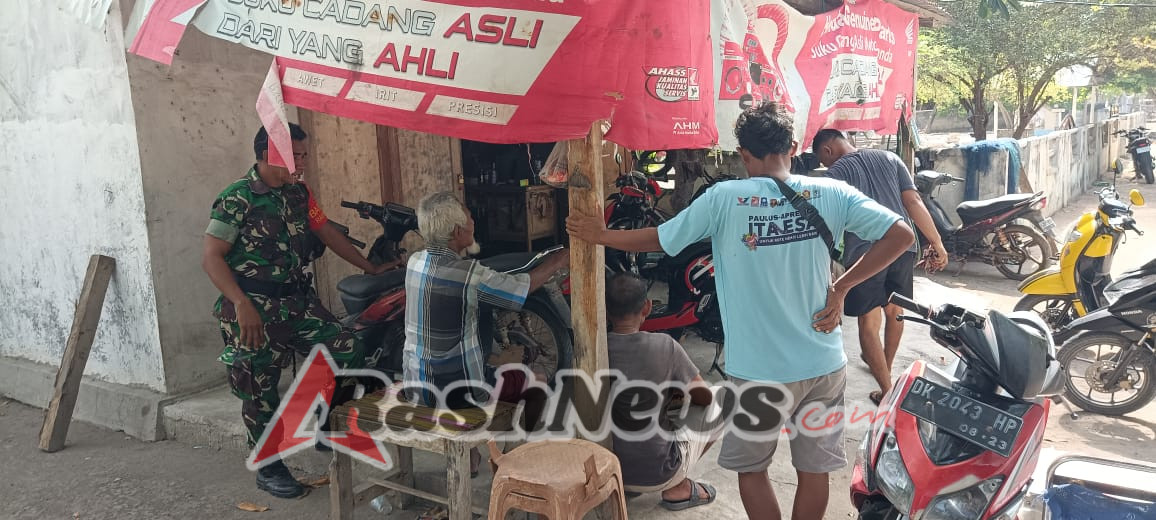 Monitoring Wilayah dan Edukasi Kamtibmas oleh Babinsa Koramil Batutua di Dusun Mbali