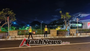 Polres Bandara Ngurah Rai Pastikan Kelancaran Lalu Lintas di Terminal Internasional