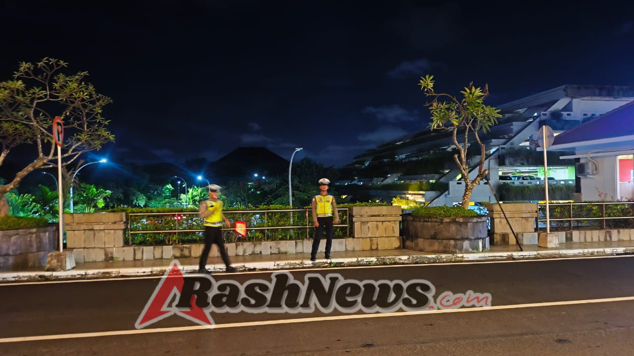 Polres Bandara Ngurah Rai Pastikan Kelancaran Lalu Lintas di Terminal Internasional