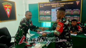 Evaluasi Rutin dan Syukuran Warnai Akhir Bulan Satgas Pamtas Sektor Timur