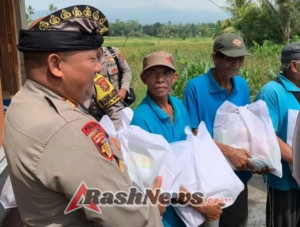 Minggu Kasih Kapolsek Bebandem Bersama Warga Masyarakat Di Wilkum Polsek Bebandem.