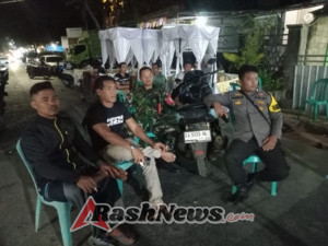 Koramil 1628-01/Taliwang Laksanakan Patroli Malam Demi Ciptakan Situasi Kondusif