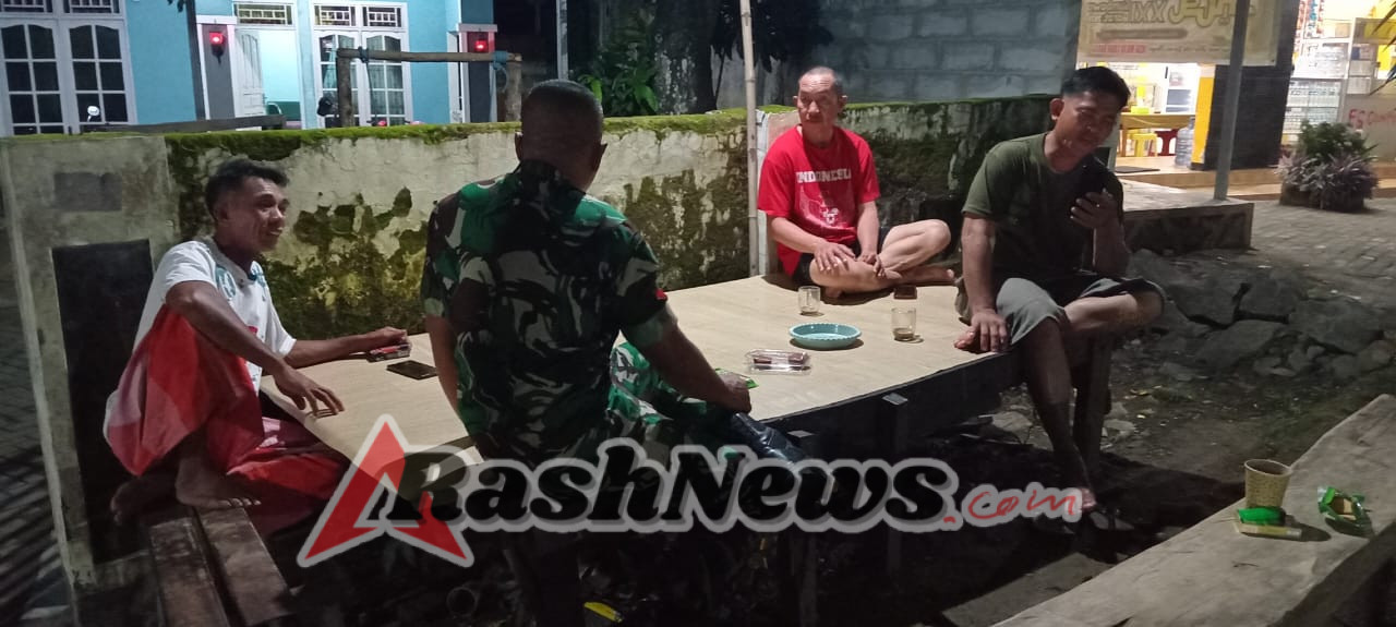 Tingkatkan Kamtibmas, Koramil 1628-02/Sekongkang Intensifkan Patroli Malam di Wilayah Binaan