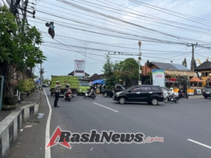 Manis Kuningan Kondusif, Polsek Abiansemal Maksimalkan Penempatan Personel Di Kawasan Wisata & Jalur Utama