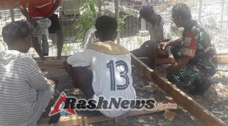 Sertu Sebastian Timo Ajak Warga Tetap Utamakan Keamanan dalam Bekerja