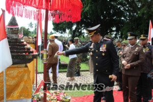 Kapolres Tabanan Hadir dalam Puncak Peringatan HUT Puputan Margarana ke-79, Semangat Ciung Wanara Bergema di TPB Margarana