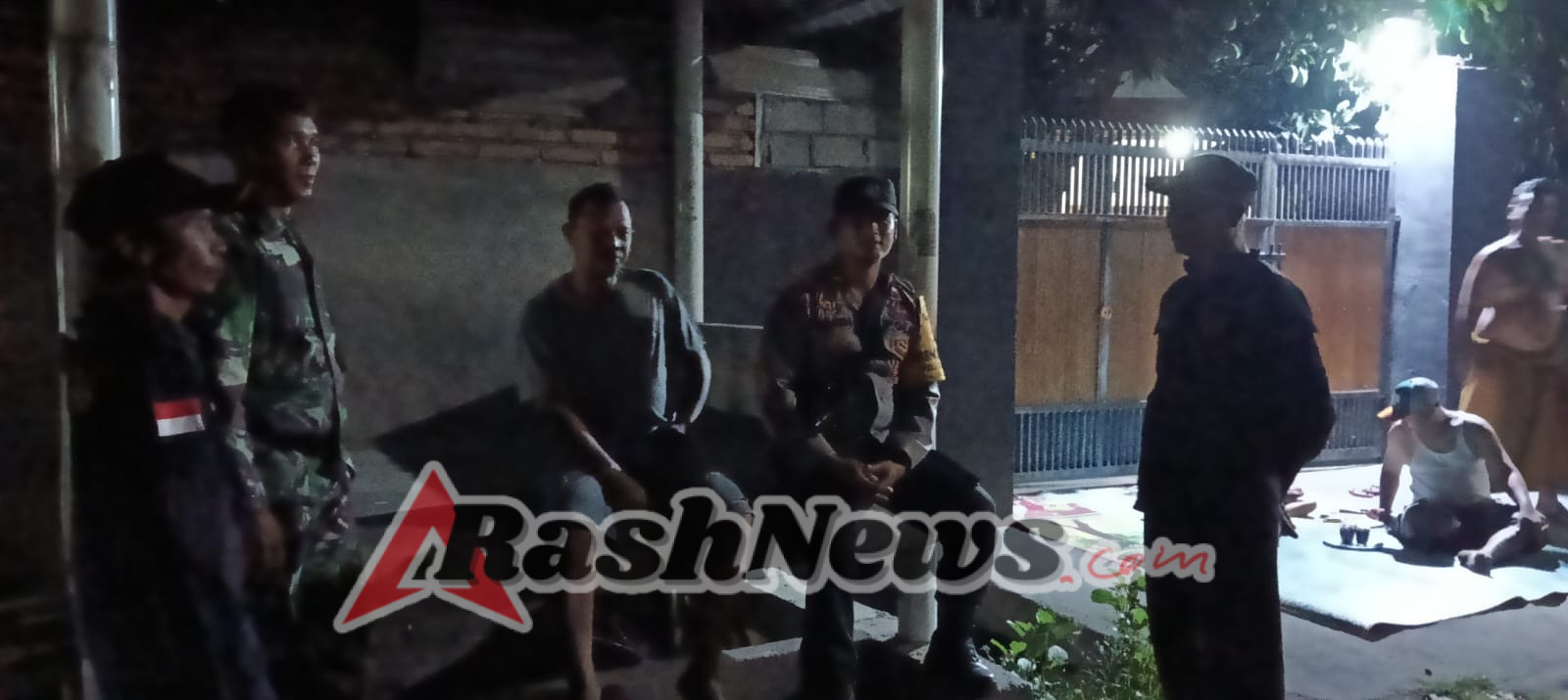 ‎Minim Penerangan, Jalur Belakang Pasar Jadi Fokus Patroli Malam di Labuhan Haji