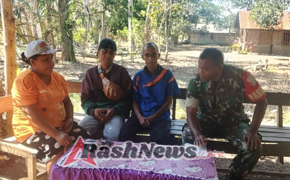 Sertu Arnoldus Yansen Perkuat Kamtibmas Lewat Komunikasi Sosial di Wilayah Binaan