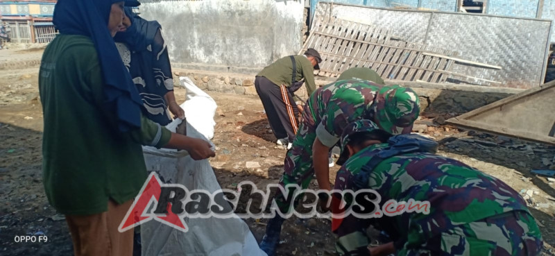 Sinergi TNI dan Masyarakat, Gotong Royong Massal Sukses di Dusun Pinamin