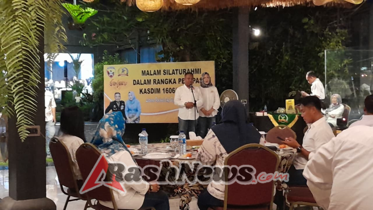 Malam Silaturahmi Kodim 1606/Mataram Warnai Pelepasan Letkol Inf Supriadi