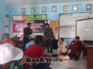 Tingkatkan Kesiapsiagaan Warga, PKM Seteluk Gelar Pelatihan BHD di Desa Seran