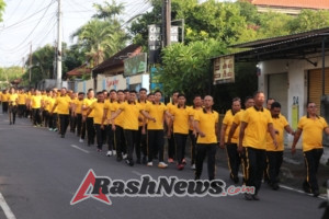 Polres Karangasem Gelar Olahraga Bersama Rutin di Hari Jumat