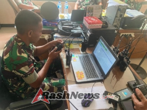 Seluruh Alkom Kodim 1628/KSB Dinyatakan Siap Operasional Usai Pemeriksaan Tim Korem 162/WB