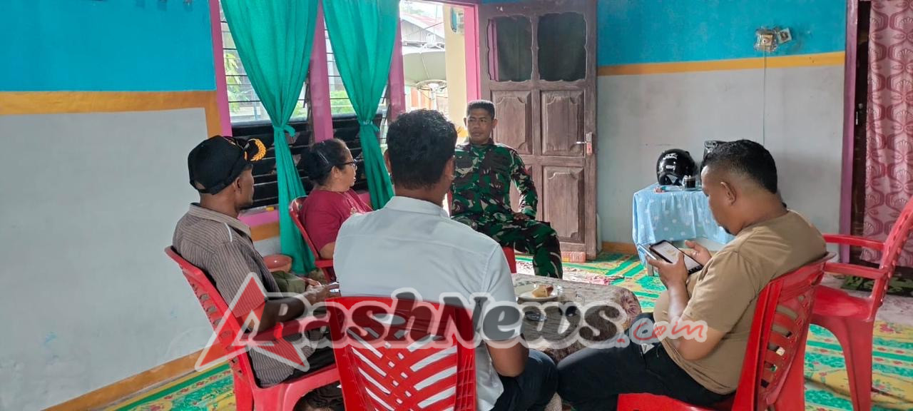 Pemantauan Wilayah Babinsa Wetabua Berjalan Aman dan Lancar