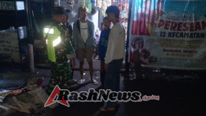 Patroli Malam, Dua Regu Anggota Koramil Pujut Selaber Tiga Desa Sekaligus