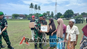 Korem 162 Gelar Ton Ting, Warga Terbantu Sembako