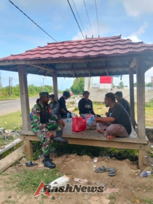 Babinsa Kodim 1628/Sumbawa Barat Aktif Pantau Wilayah Binaan di Desa Kiantar