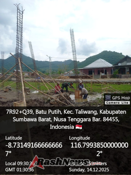 Serda Edison Laksanakan Pendampingan Pembangunan KDKMP Desa Batu Putih