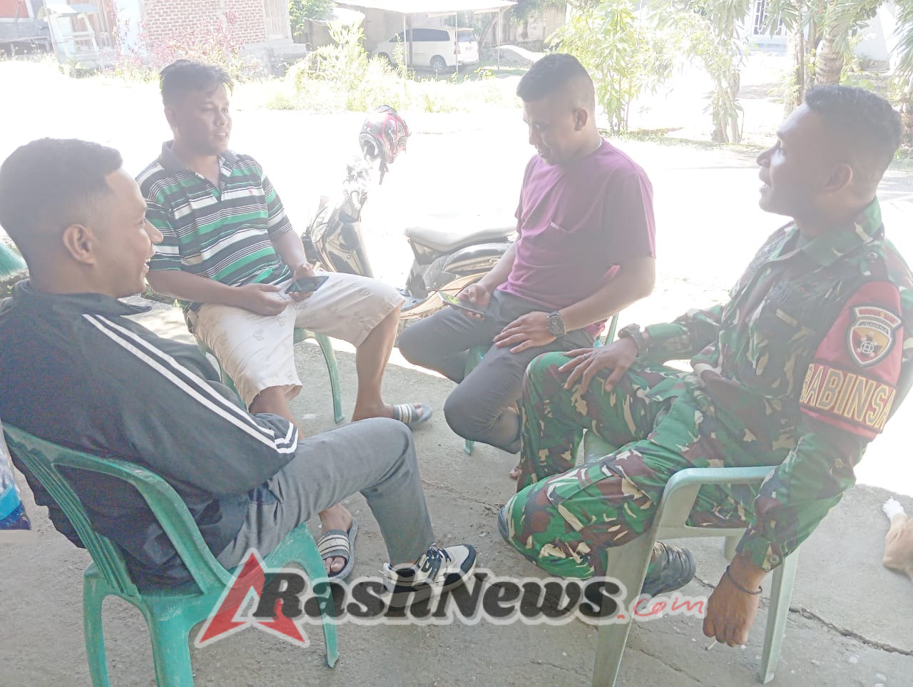 Pemantauan Wilayah Humanis, Babinsa Koramil 1618-03/Insut Hadir Bersama Warga Bakitolas