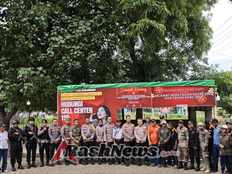 Operasi Lilin Rinjani 2025, Personel Kodim 1614/Dompu Perkuat Pengamanan Terminal Ginte