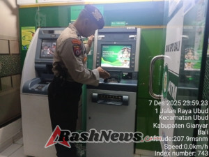 Sat Pamobvit Polres Gianyar Tingkatkan Pengamanan Obyek Vital Perbankan Demi Ciptakan Situasi Aman Dan Kondusif