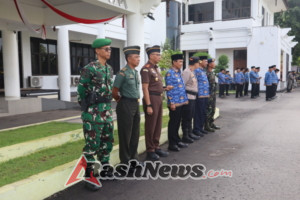Kasdim 1607/Sumbawa Dukung Pembangunan Daerah pada Upacara HUT ke-67 Provinsi NTB