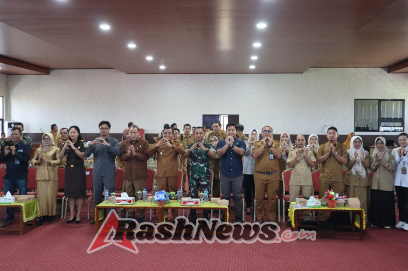 Menuju Ketahanan Pangan Berkelanjutan, Kasdim 1607/Sumbawa Hadiri Launching FSVA Kabupaten Sumbawa 2025