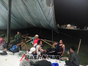 Sertu Ardiansyah Pimpin Patroli Malam, Situasi Wilayah Taliwang Aman dan Kondusif