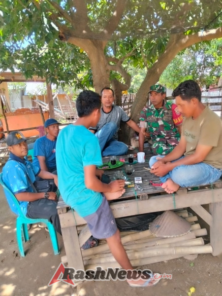 Babinsa Desa Kiantar Berperan Aktif dalam Pembinaan Lingkungan dan Keamanan