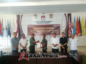 Sinergi KPU–TNI: Dandim 1614/Dompu Turut Awasi Pleno PDPB 2025