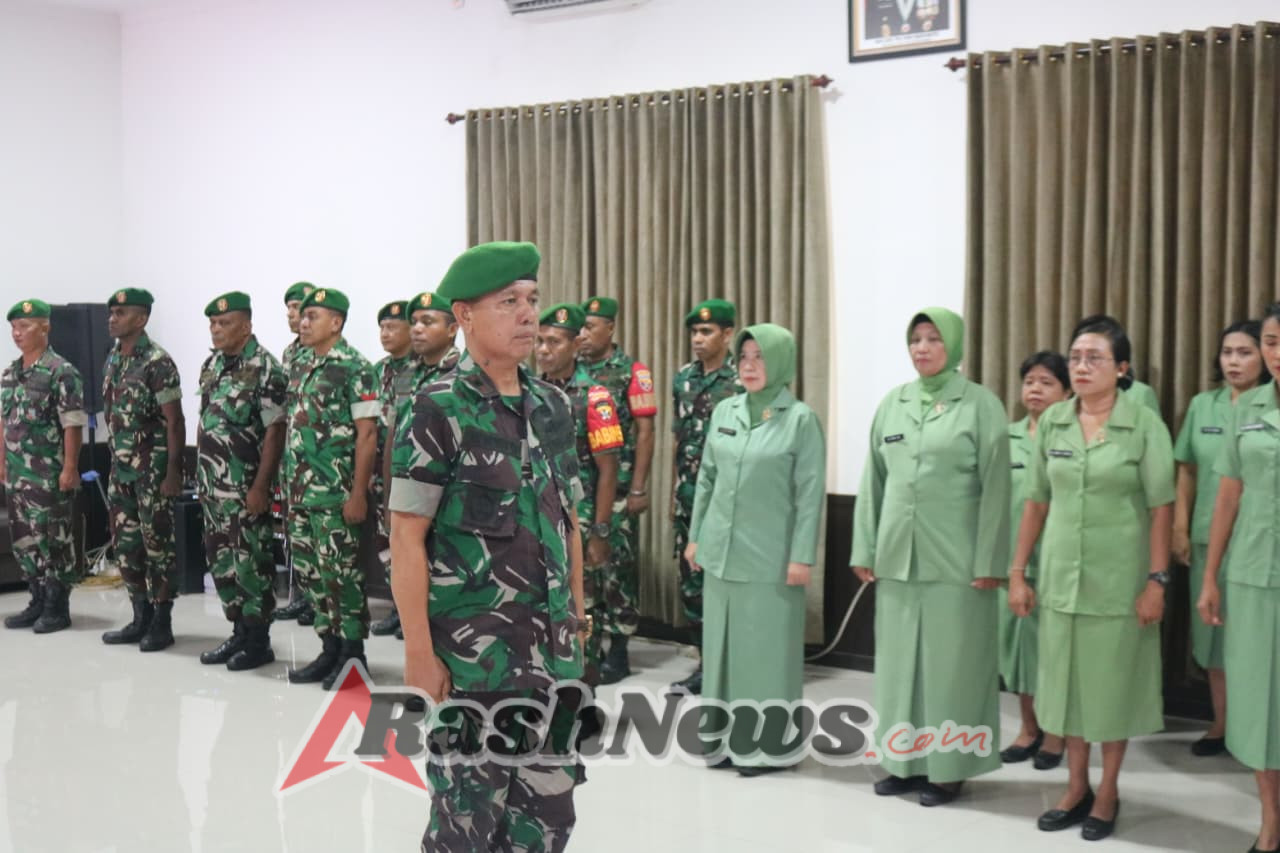 Pelepasan Kasdim Pererat Silaturahmi Keluarga Kodim Kupang