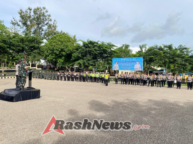 Sinergi TNI–Polri Menguat, Dandim 1618/TTU dan Kapolres TTU Pimpin Apel PAM VVIP dan Nataru