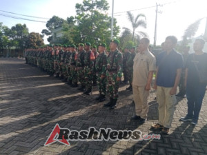 Kasdim 1628/Sumbawa Barat Pimpin Apel Gabungan Pengamanan Perayaan Tahun Baru 2026
