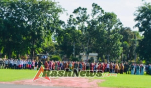 Kehadiran Dandim 1614/Dompu Warnai Upacara HUT Provinsi NTB ke-67