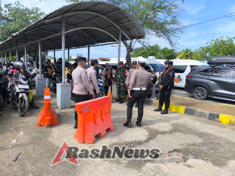 Serda Beni Eka S Pastikan Keamanan Pelabuhan Poto Tano Menjelang Libur Akhir Tahun