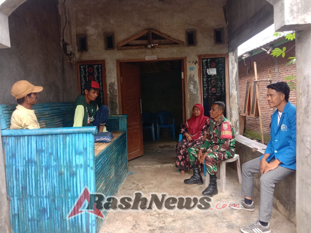 Babinsa Koramil 1614-01/Dompu Laksanakan Komsos dan Edukasi Warga Serakapi