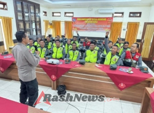 Pengamanan Nataru Dibahas Dalam Jumat Curhat, Polsek Abiansemal Perkuat Koordinasi Dengan Linmas