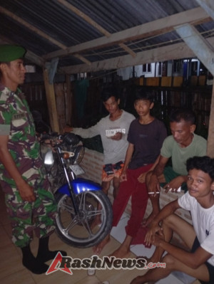 Koramil 1628-02/Sekongkang Intensifkan Patroli Malam Demi Keamanan Wilayah