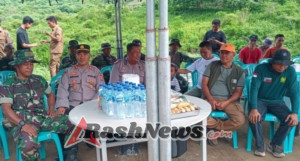 Danramil 1614-06 Manggelewa Dukung Tata Kelola Hutan Dompu Lewat Penanaman Pohon