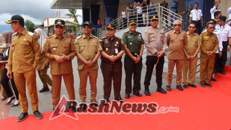 Pemerintah Daerah dan Forum Komunikasi Pimpinan Daerah Hadiri Penyambutan Trans Nusa