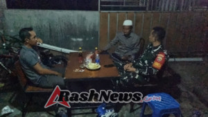 Koramil 1615-11/Aikmel Perkuat Pengamanan Lingkungan Melalui Kegiatan Patroli