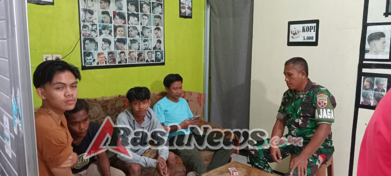 Koramil Sekongkang Aktifkan Patroli Malam, Warga Diajak Peduli Keamanan Lingkungan