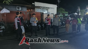 Unit Samapta Polsek Banjarangkan Amankan Kegiatan Napak Pertiwi Di Desa Nyalian.
