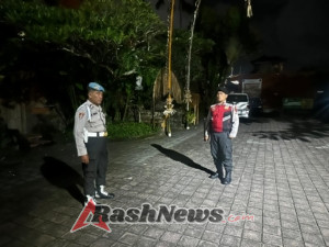 Personel Pos Pam Gereja Immaculata Intensifkan Patroli Malam, Pastikan Keamanan Pasca Natal Tetap Kondusif
