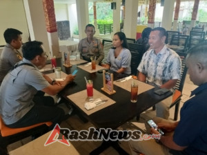 Kapolsek Densel Sambangi Hotel Mercure, Cek Kesiapan Pengamanan Jelang Malam Tahun Baru