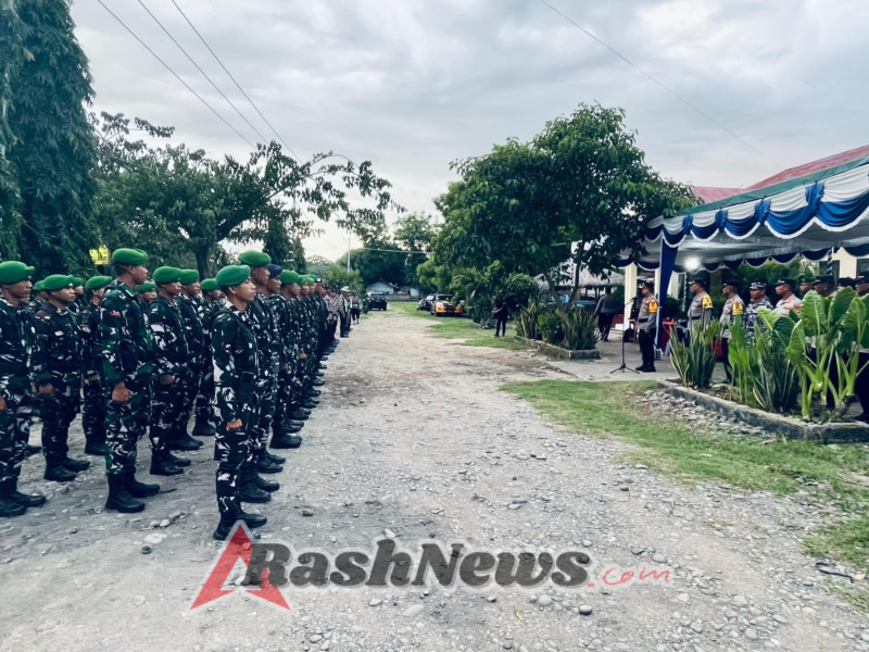 Amankan Malam Tahun Baru 2026, Yonif TP 834/WM Bersama Polres Nagekeo Gelar Patroli