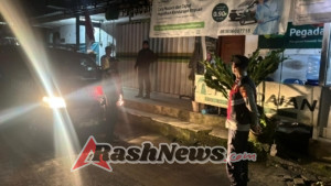Blue Light Patrol Polsek Bebandem Cegah Gangguan Kamtibmas di Malam Hari