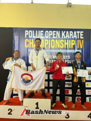 Torehan Prestasi Dalam Kejuaraan Karate Polije Cup IV Tahun 2025, 2 Prajurit Yonif 742/SWY Sabet Medali Emas
