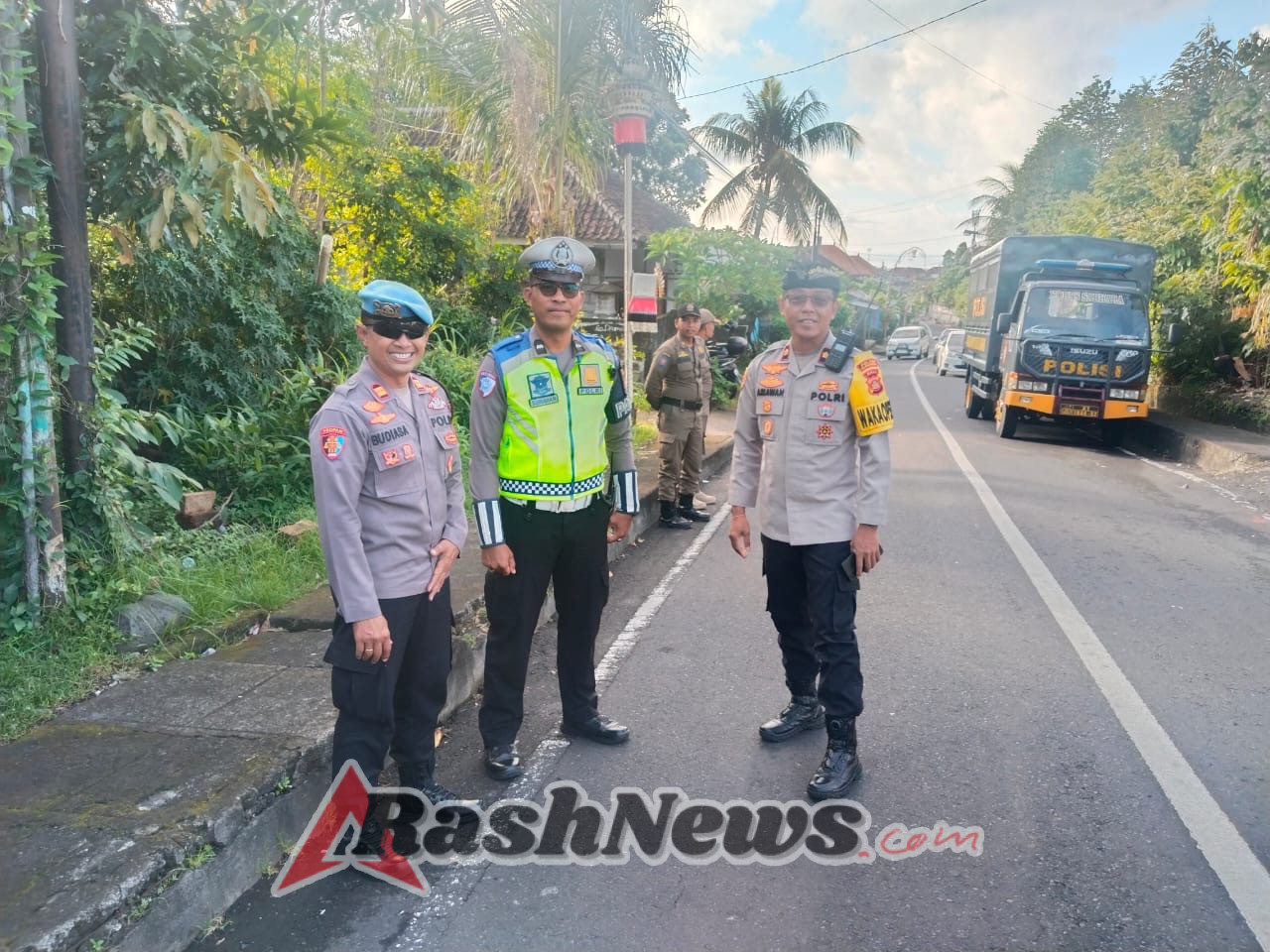 Ops Lilin Agung 2025: Wakapolres Klungkung Pimpin Pengamanan Ibadah Natal